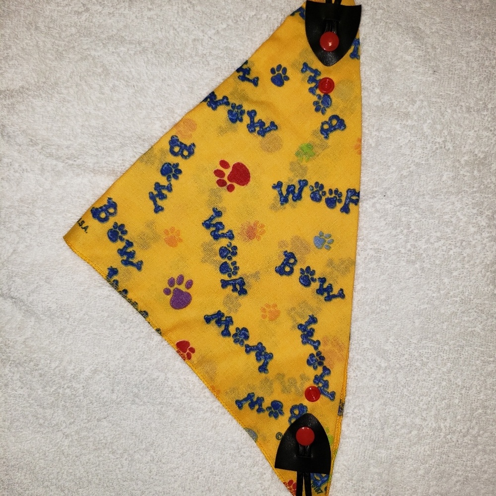 GucciPoochi Upscale Pet Dog Bandana "Bow Wow"